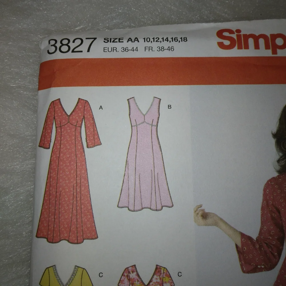 Simplicity sewing pattern